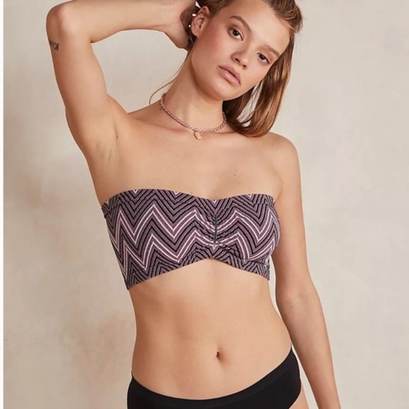 FREE People The Desert Days Seamless Bandeau natural combo Size M/L - Picture 12 of 14